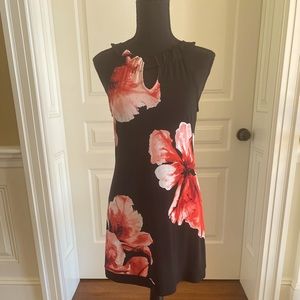 White house black market floral dress size XS